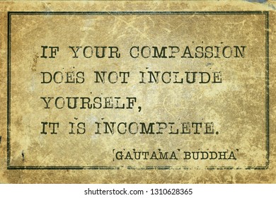 Your Compassion Does Not Include Yourself Stock Illustration 1310628365 ...