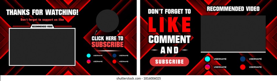 Youtube Banner Template Images Stock Photos Vectors Shutterstock