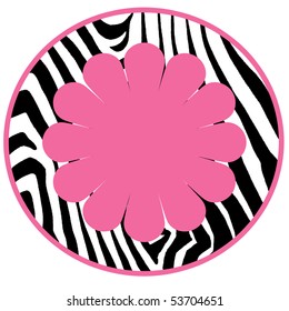 Zebra Diva Circle