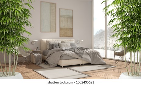 Modern Living Room With Nature Stock Illustrations Images