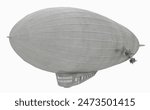 Zeppelin isolated on white background
Computer generated 3D illustration