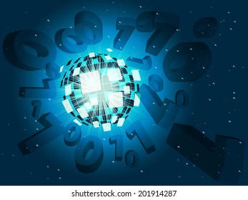 Zero One Background Meaning Binary Matrix And Information 