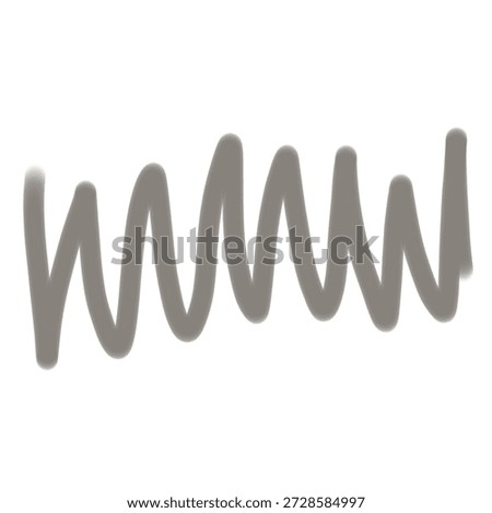 zigzag lines that close together like grass