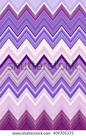 Zigzag pattern, mostly in shades of violet and magenta, for decoration and background with themes of uniformity and variation