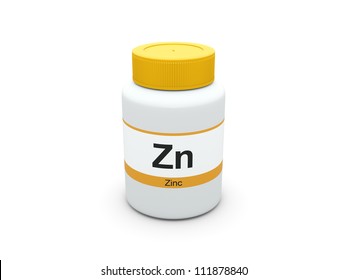 Zinc Supplements Bottle