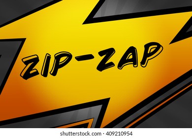 Zip Zap Comic Speech Bubble