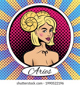 Aries Art By Comic