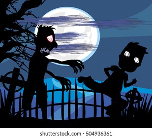 zombie attacks at night