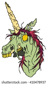 Zombie Unicorn (Pixel Art)