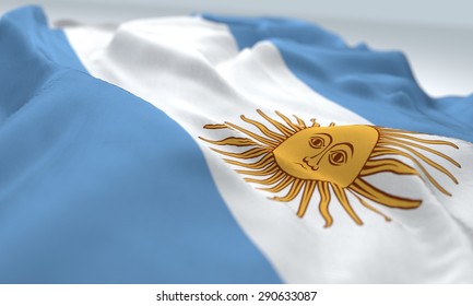 zoom flag of Argentina, close up view - Powered by Shutterstock