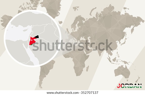 where is jordan located on the world map