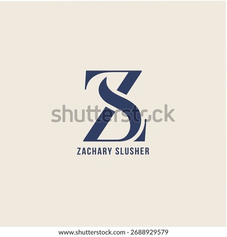zs logo design initial design