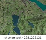 Zug, canton of Switzerland. High resolution satellite map