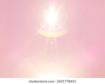 The​ pink​ back​ground​ image​ has​ a​ white​ beam​ and​ yelloow​ beam​ of​ light​ shining​ through​ it​ for​ Graphics​