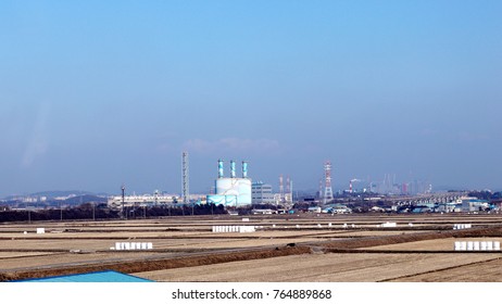 Factories that appear behind the scenes.