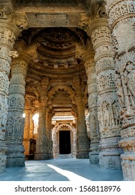 01 Mar 2019 Low Angal Veiw Of The Assembly Hall Frome Stapes To Kunda, The Reservoir Sun Temple, Modhera Mehsana District Gujarat India