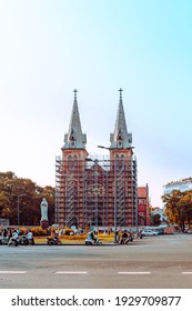 01 Mar, 2021 Notre Dame Cathedral (Vietnamese: Nha Tho Duc Ba) in sunny day. Build in 1883 in Ho Chi Minh city, Vietnam. HO CHI MINH CITY (SAI GON)