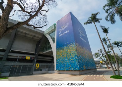 02 APR 2016 : Maracana Stadium Is The Places For Opening Ceremony And Important Sport Event Such As  2014 World Cup And 2016 Summer Olympics And Paralympics In Rio De Janeiro, Brazil