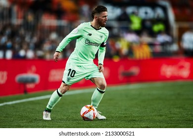 02 March 2022; Mestalla Stadium, Valencia, Spain; Copa Del Rey, Valencia CF Versus Athletic Club; Iker Muniain Of Athletic Club