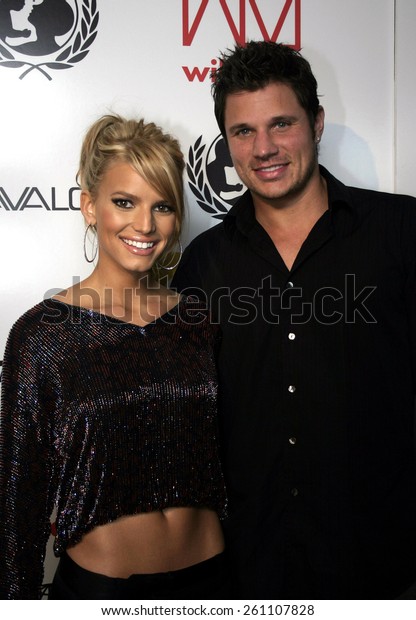 Hollywood Jessica Simpson Nick Lachey Stock Photo Edit Now