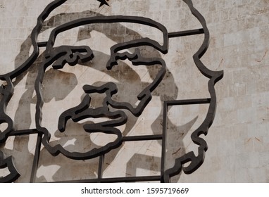 02/25/2019 - Havana, Cuba: Monument to Che Guevara at the Revolution Square