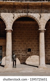 02/25/2019 - Havana, Cuba: Statue Of Antonio Gades At The Cathedral Square