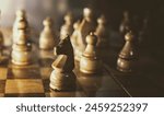 03.05.2021. Kragujevac, Serbia. .Chess board with wooden chess pieces, strategy game, dramatic stock photos.jpg