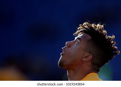 04.02.2018. Stadio Olimpico, Rome, Italy. Rbs Six Nations 2018. Italy Versus England. Anthony Watson In Action During The Match Italy Versus England At Stadio Olimpico In Rome.

