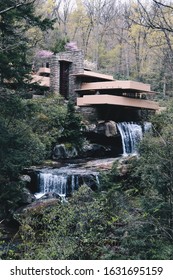 04.27.2013 - Mill Run, United States: Fallingwater House Designed By Frank Lloyd Wright