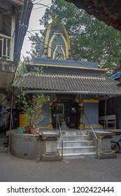 05 Oct 2018 -Old shiva temple of 1879 AD at Datta mandir wadi Thakurdwar Mumbai Maharashtra INDIA Asia