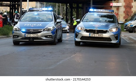 05142022 Wroclaw Poland Marked Police Car Stock Photo 2170144253 ...