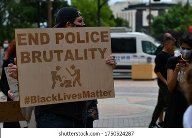 06 June 2020 .Sofia, Bulgaria. Protest Against Police Violence And Racism.