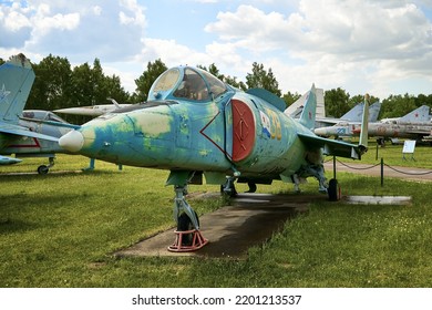 06.16.2022 Central Museum Of The Air Force At The Air Force Academy, Monino, Moscow Region Yak-38 Forger-A Soviet Deck Attack Aircraft, The USSR's First Serial Vertical Takeoff And Landing Aircraft. 