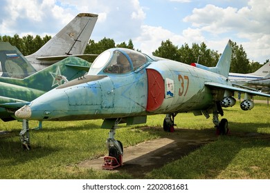 06.16.2022 Central Museum Of The Air Force At The Air Force Academy, Monino, Moscow Region Yak-38 Forger-A Soviet Deck Attack Aircraft, The USSR's First Serial Vertical Takeoff And Landing Aircraft. 