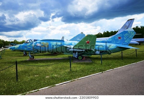 06.16.2022 Central Museum of the Air Force at\
the Air Force Academy, Monino, Moscow region Yak-38 Forger-A Soviet\
deck attack aircraft, the USSR\'s first serial vertical takeoff and\
landing aircraft.