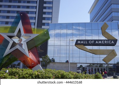 06/24/2016 Minneapolis MN- The Front Entrance Of The Mall Of America