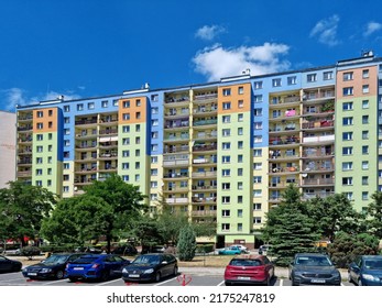 07.05.2022 Wroclaw, Poland, Old Communist Large-panel Blocks In Eastern Europe.