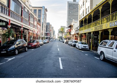 07.07.2021 Cape Town City - The Famous Long Street In Cape Town Is Known For The Party Life Of Many In Cape Town. Due To Covid-19 This Street Have Been Quiet Since The Outbreak Of Covid-19