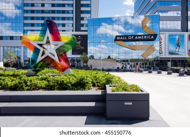 07/13/2016 Minneapolis MN- The Front Entrance Of The Mall Of America.