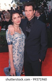 07MAR99: Actor DYLAN McDERMOTT & Wife At The Screen Actors Guild Awards.  Paul Smith / Featureflash