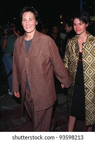 08APR98:  Singer K.d.lang (left) & Girlfriend Leisha Hailey At The World Premiere Of 