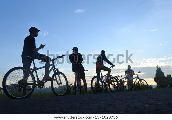 09.03.2019. bicycle community in Yogyakarta\
Town Indonesia