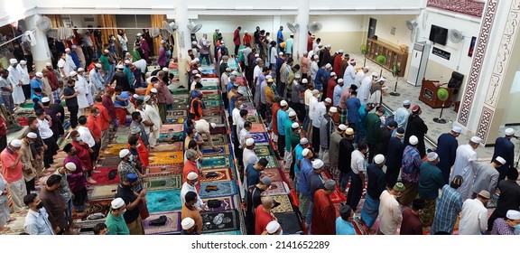 1 April 2022, 1st Day Endemic For Malaysia, Friday Prayer At Masjid Al Firdaus Jalan Segambut.