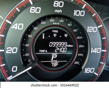 1 Mile Before Car Odometer Turns To 100,000 Miles