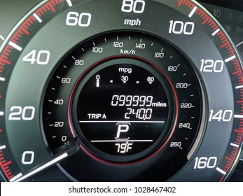 1 Mile Before Car Odometer Turns To 100,000 Miles