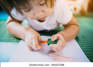 Baby With Pencil Stock Photos Images Photography Shutterstock