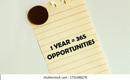 1 Year 365 Opportunities Images Stock Photos Vectors Shutterstock