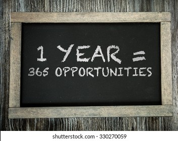 1 Year 365 Opportunities Images Stock Photos Vectors Shutterstock