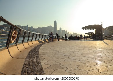 10 April 2021 Under Renovation The Avenue Of Stars In Hong Kong