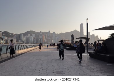 10 April 2021 Under Renovation The Avenue Of Stars In Hong Kong